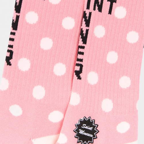 Носки Saint Mxxxxxx Sinner Dot Socks Pink/White