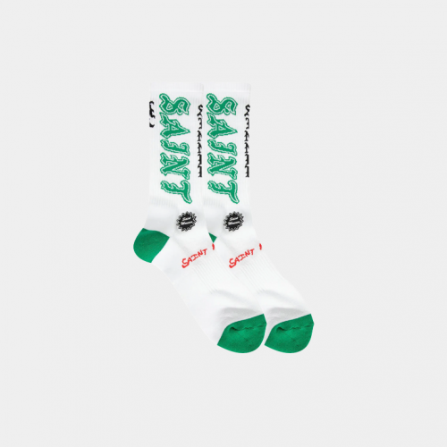 Носки Saint Mxxxxxx Saint Socks White/Green