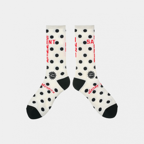 Носки Saint Mxxxxxx Sinner Dot Socks White