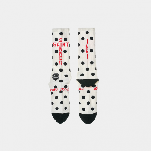 Носки Saint Mxxxxxx Sinner Dot Socks White