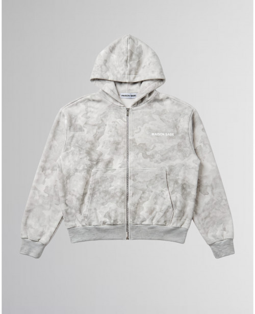 Зип-худи Sabe Maison Zip Hooded Camo Grey