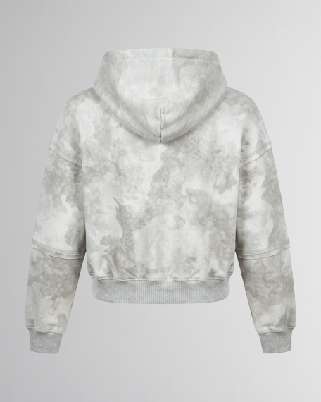 Зип-худи Sabe Cropped Camo Grey