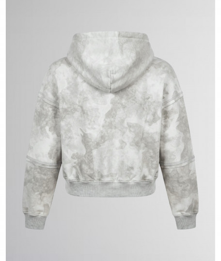 Зип-худи Sabe Cropped Camo Grey