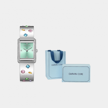 Часы Darwin Core Neon Square Watch Silver