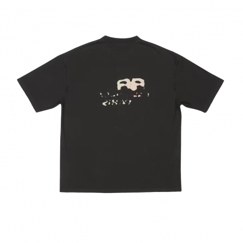 Футболка Balenciaga Hand Drawn BB Icon Medium Fit Vintage T-Shirt Black