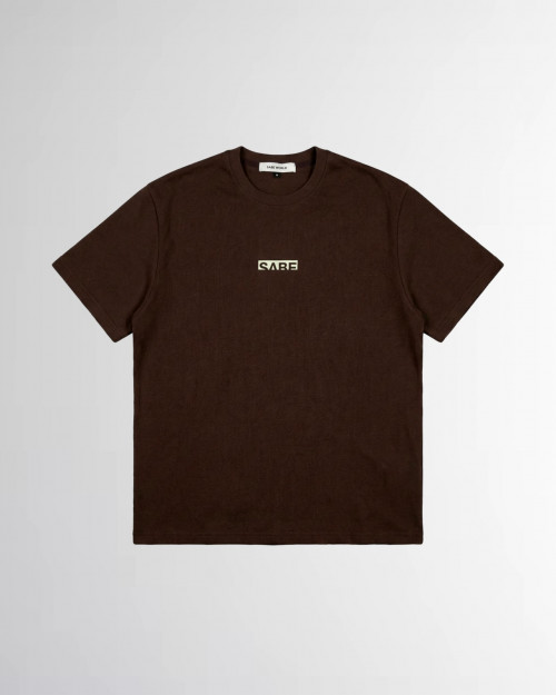 Футболка Sabe Logo T-shirt Brown