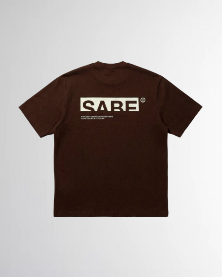 Футболка Sabe Logo T-shirt Brown