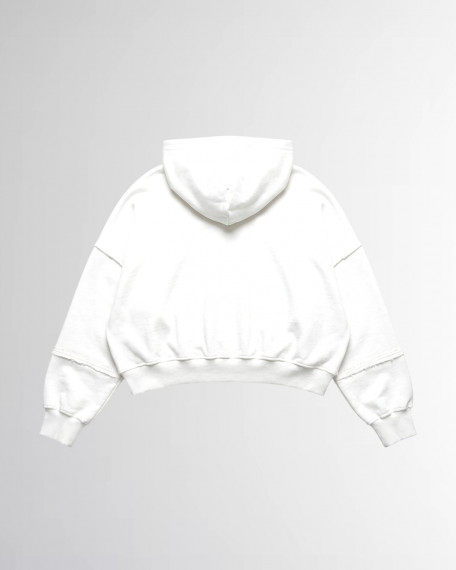 Зип-худи Sabe Logo Cropped Zip-Up Hoodie Milk