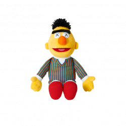 KAWS Sesame Street Uniqlo  Bert Plush Toy Yellow