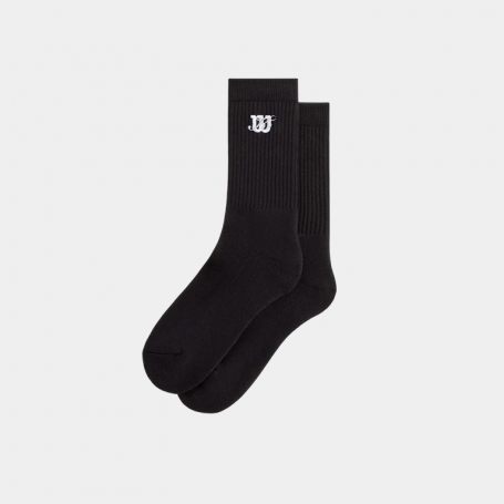 Носки Kith for Wilson Logo Crew Socks Black