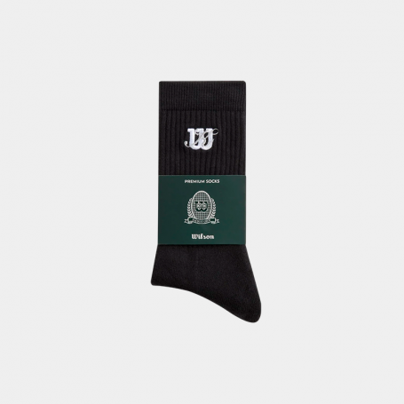 Носки Kith for Wilson Logo Crew Socks Black