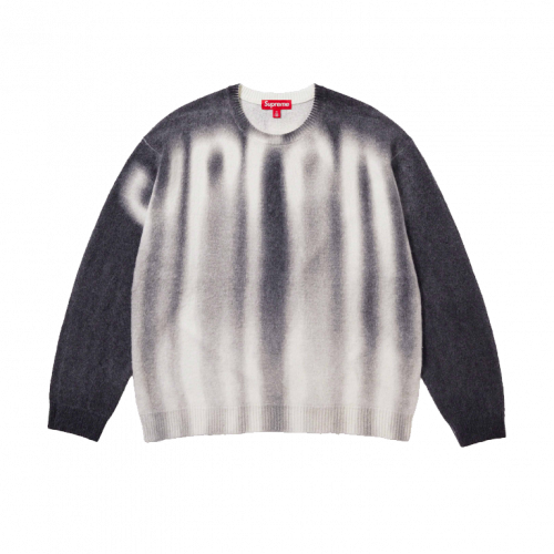 Supreme Blurred Logo Sweater Black