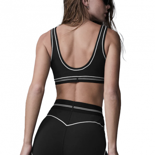 Бра Alo Yoga Airbrush Heart Throb Bra Black White