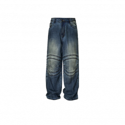 Джинсы FIRE 2 COLD EGO Distressed Skeleton Jeans Blue