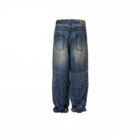 Джинсы FIRE 2 COLD EGO Distressed Skeleton Jeans Blue