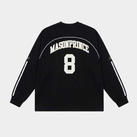 Лонгслив MasonPrince Super Club 8 Star Long Sleeve Black