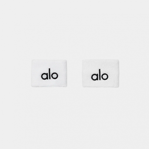 Напульсники Alo Yoga Glow Wristband (2-Pack) White
