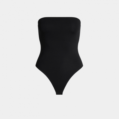 Боди SKIMS Smooth Layers Strapless Bodysuit Obsidian