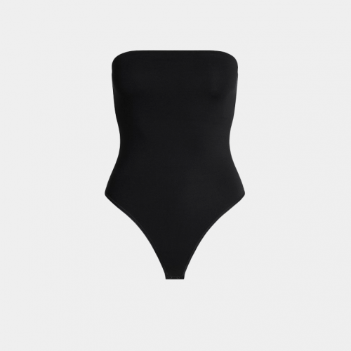 Боди SKIMS Smooth Layers Strapless Bodysuit Obsidian