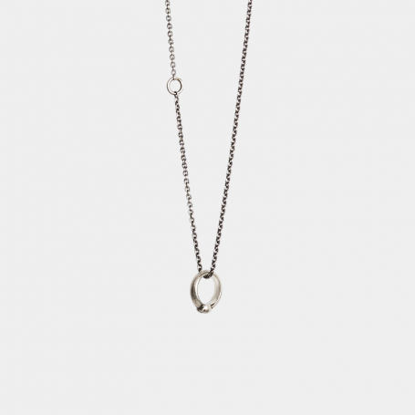 Подвеска Werkstatt Munchen Chain Mini Ring Silver