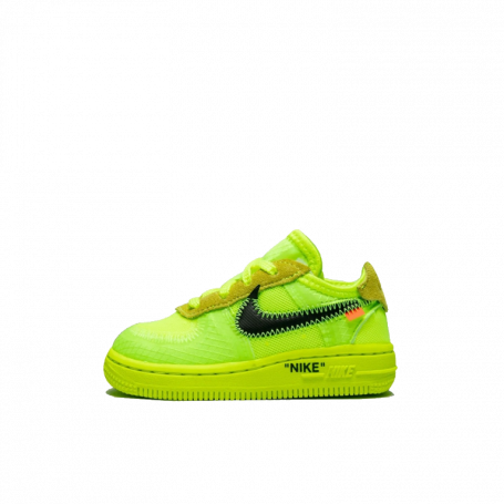Nike Air Force 1 Low Off-White Volt (Infant) (Kids)