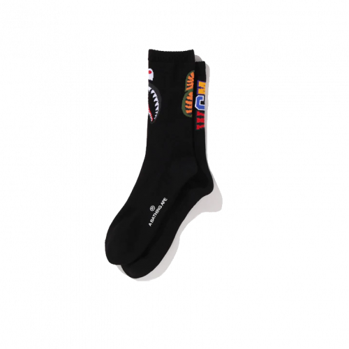 BAPE Shark Socks Black