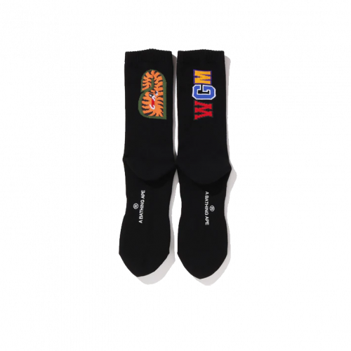 BAPE Shark Socks Black