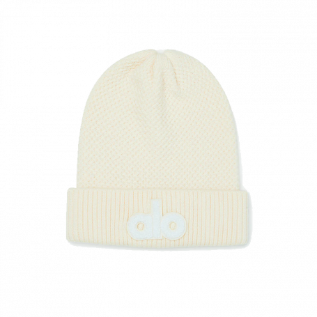 Alo Yoga Cool Skies Beanie Ivory