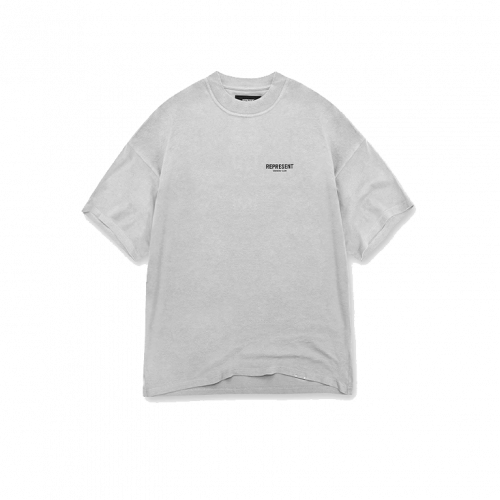 Represent Owners Club T-Shirt Ash Grey/Black