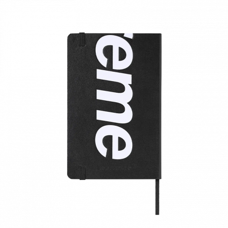 Supreme Moleskin Notebook Small Black