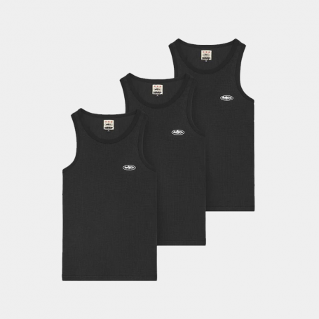 Набор Corteiz HMP Essentials Tank Top 3 Pack Black