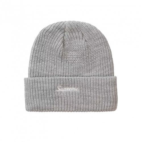 Supreme Loose Gauge Beanie Grey