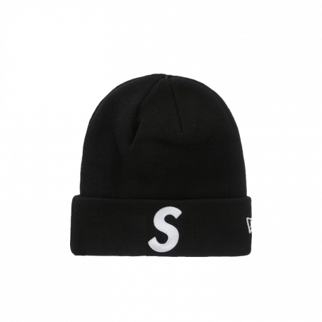 Supreme New Era S Logo Beanie Black