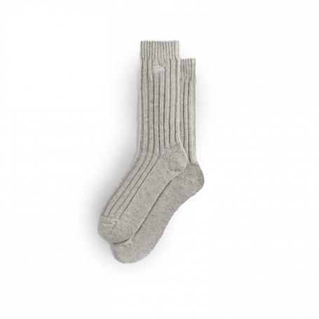 Kith Wool Socks Light Heather Grey