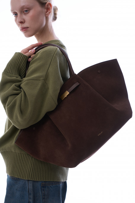 DeMellier The New York Mocha Suede & Mocha Smooth