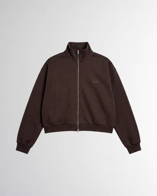 Анорак на молнии Sabe Full Zip-Up Sweatshirt Brown