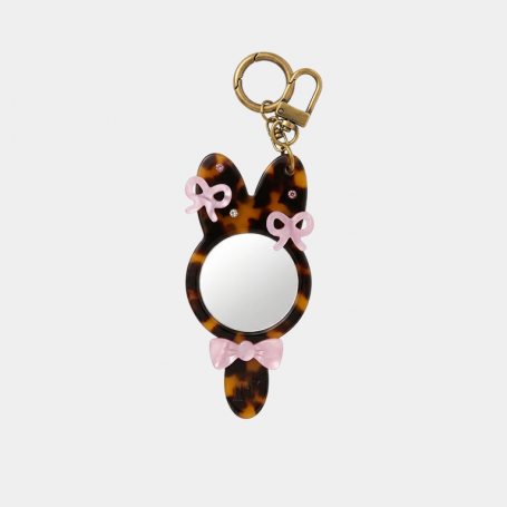 Брелок MoroMoro Rabbit Mirror Keychain Brown