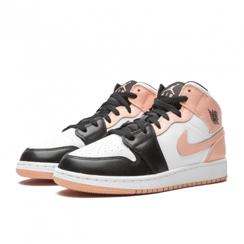 Air Jordan 1 Mid Arctic Orange Black Toe (GS)