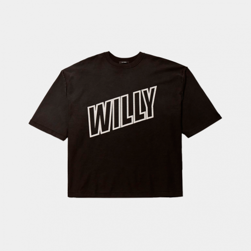 Футболка Willy Chavarria 'Willy' Inside Out Buffalo Tee Black