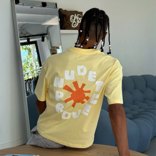 Футболка Nude Project Astro Tee Pale Banana