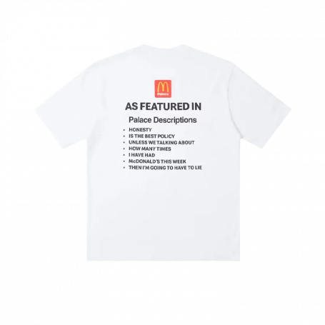 Футболка Palace McDonald's Description T-Shirt 1 White
