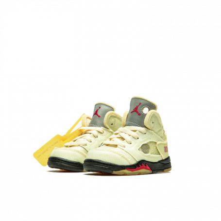 Air Jordan 5 Retro Off-White Sail (TD) (Kids)