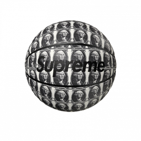 Supreme Spalding  Washington Basketball White