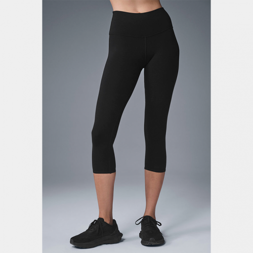 Леггинсы капри Alo Yoga High-Waist Airbrush Capri Black
