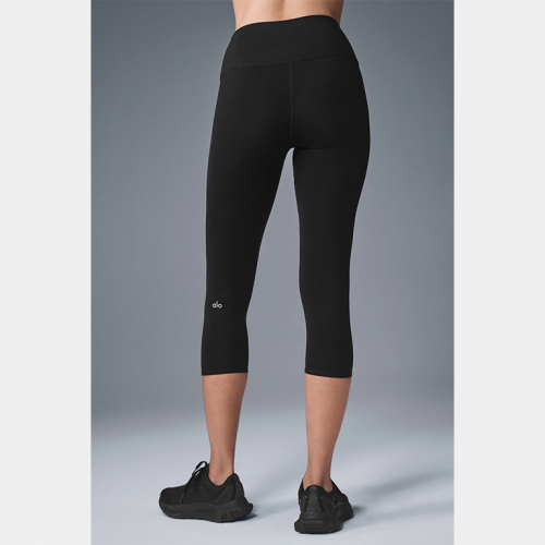 Леггинсы капри Alo Yoga High-Waist Airbrush Capri Black