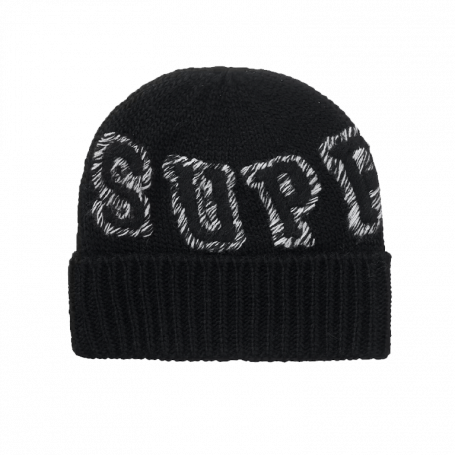 Supreme Twist Beanie Black