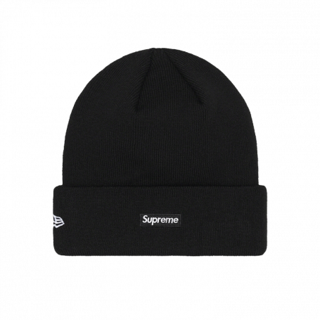 Supreme New Era Varsity Beanie Black