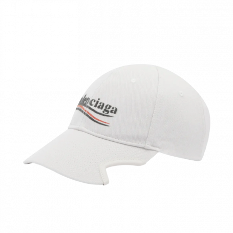 Кепка Balenciaga Political Stencil Print Cap Off-White