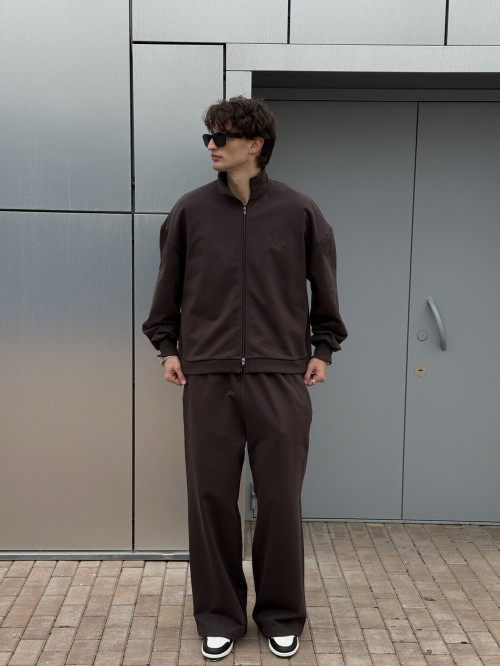Брюки Sabe Classic Logo Sweatpants Dark Brown