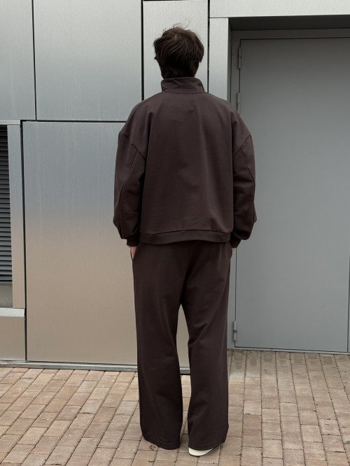 Брюки Sabe Classic Logo Sweatpants Dark Brown